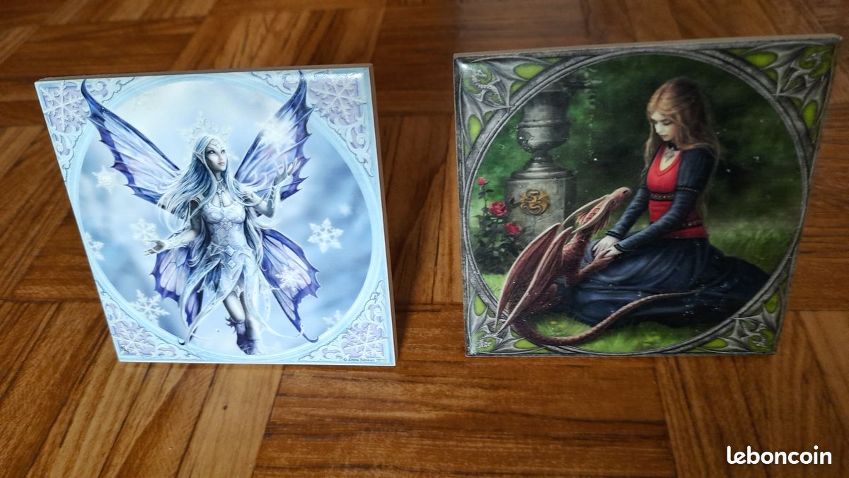 Poster à Diamanter 34 X 45 Cm Anne Stokes Magicienne - Crystal Art Kit