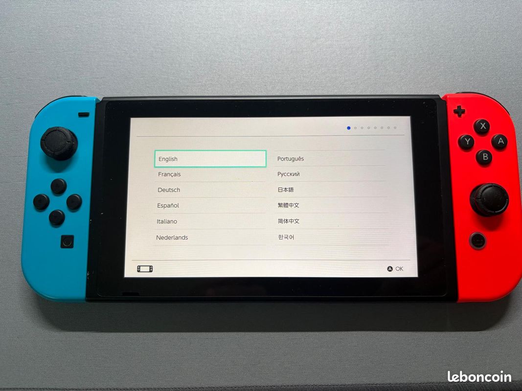 Nintendo Switch 1 complète en très bon état + sacoche Mario Kart + boîte d'origine (image 5)