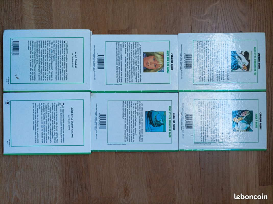 Lot de 6 livres de la bibliothèque verte de la série Alice ( Caroline QUINE ) (image 3)