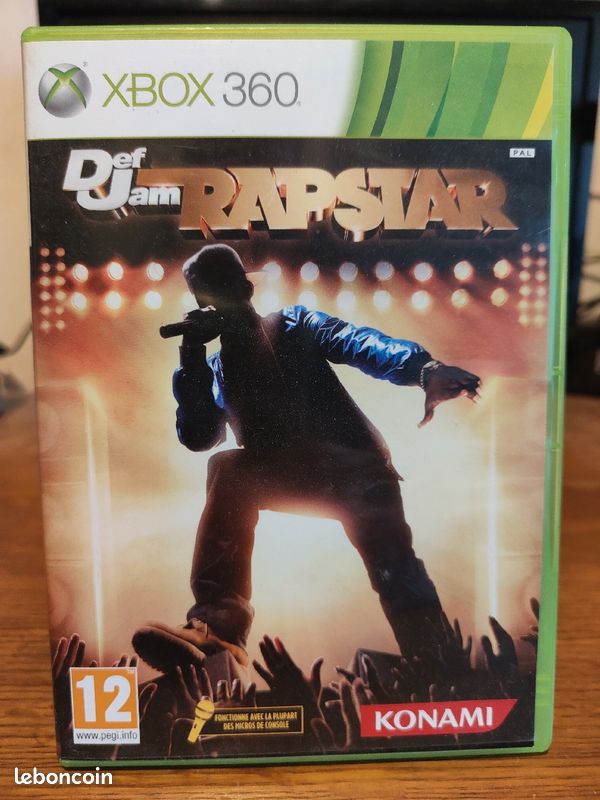 Jeu Xbox 360 Def Jam Rapstar - Version Française Complète - Bon état (traces Sur Boîtier)