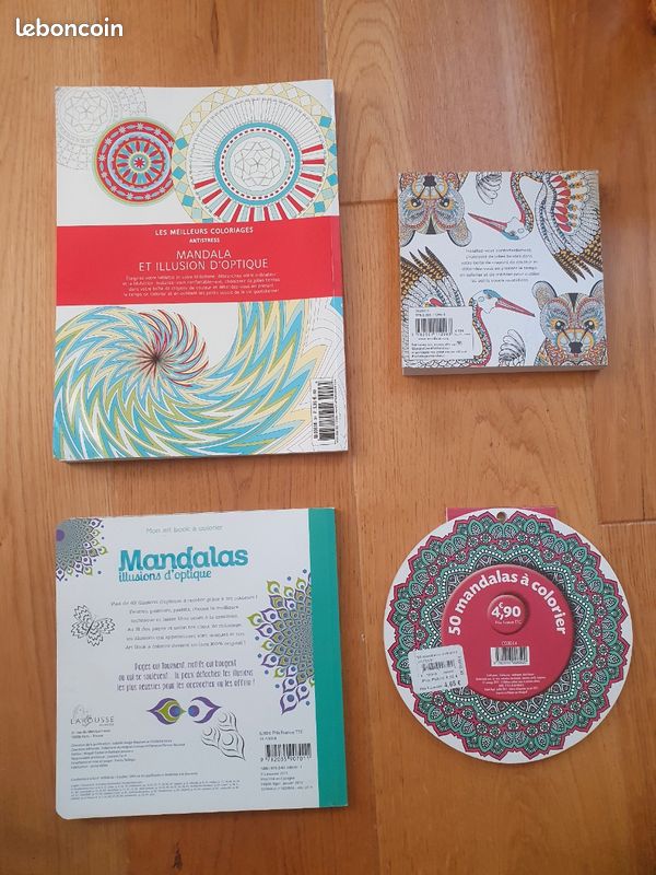 Lot de 4 livres mandalas adulte (image 2)