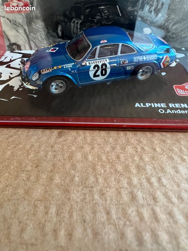 Programme Rallye Modèle Réduit IXO 1/43 - Alpine A110 1600S Rallye Monte-Carlo 1971 - Édition 2013 - Occasion En Boîte Maquette Alpine A110 1/43