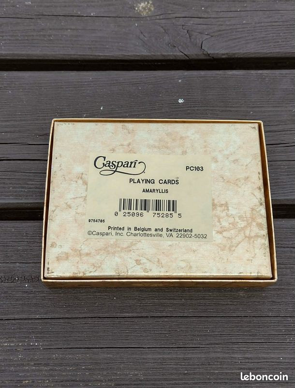 Coffret de 2 jeux de 52 cartes Caspari (image 4)