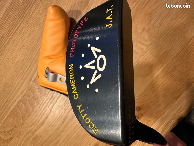 Putter Prototype Scotty Cameron J.A.T. - Droiter - Acier Inox - Longueur 35 Pouces - Occasion En état Fonctionnel