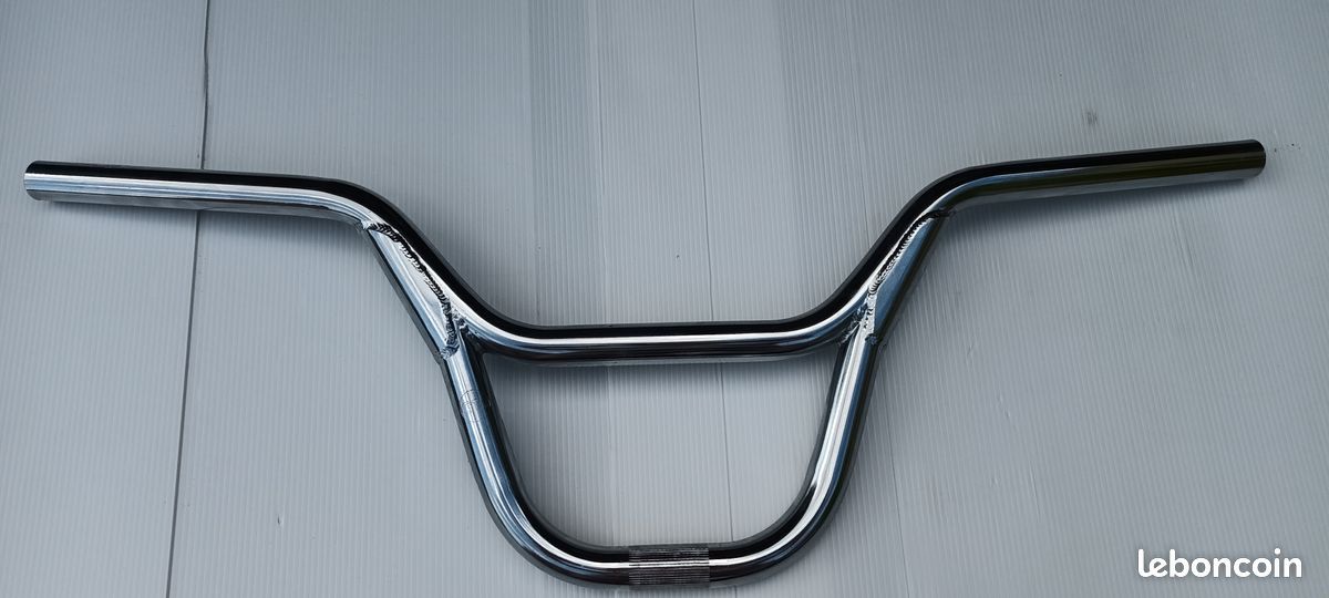 Guidon GT Performer Chromé Pour BMX Old School - 29 Pouces - 2 Pièces - Diamètre 22.2 Mm