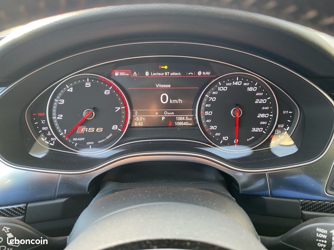 AUDI RS6 AVANT 4.0 V8 TFSI 605 PERFORMANCE QUATTRO TIPTRONIC 51 233 HT Garantie 12 mois (image 12)