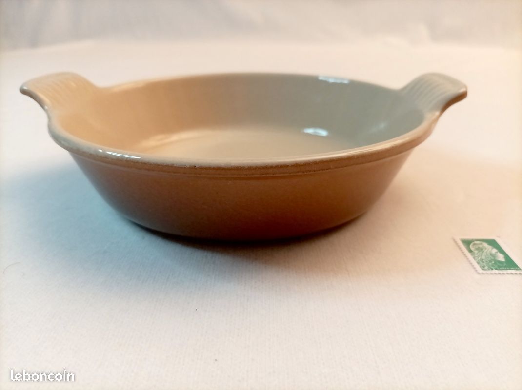 Plats à gratin Le Creuset vintage Enzo Mari 29 et 23 cm - Arts de la table