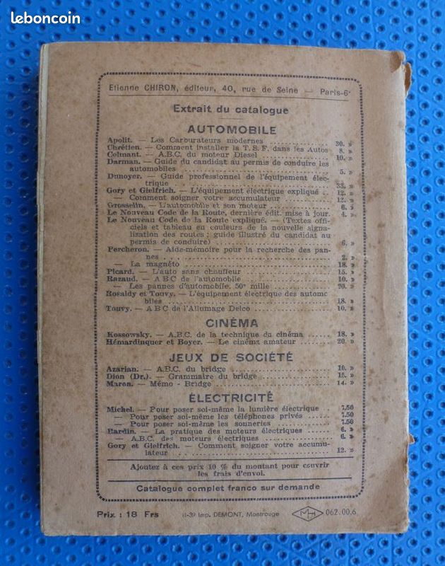Nouveau manuel de l’Automobiliste de 1936 (01) (image 2)