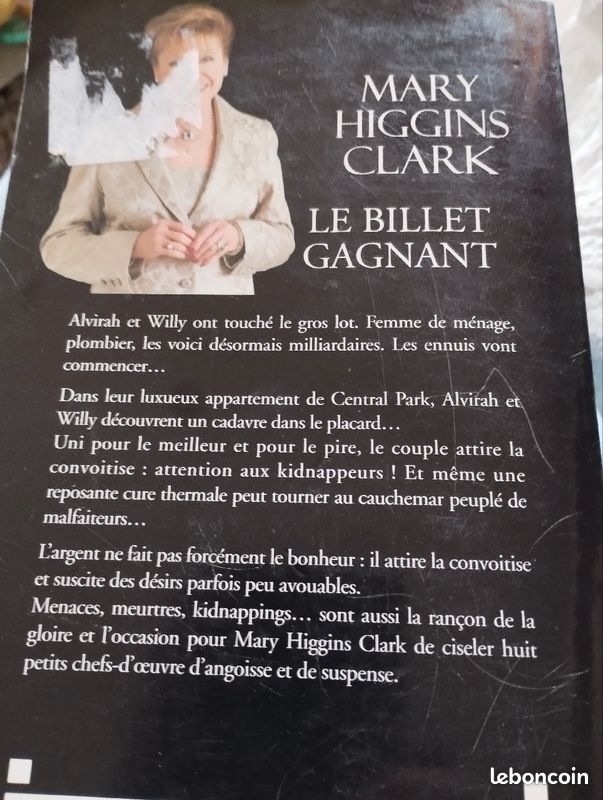 Livre Mary Higgins Clark (image 2)