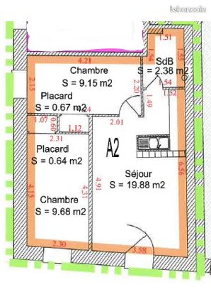 Appartement de type 3 de 42m²,LE BEAUSSET (image 3)