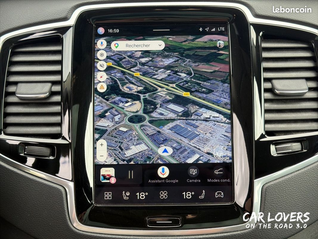 VOLVO XC90 Recharge T8 AWD 310+145 ch Geartronic 8 7pl Ultimate Style Chrome (image 13)