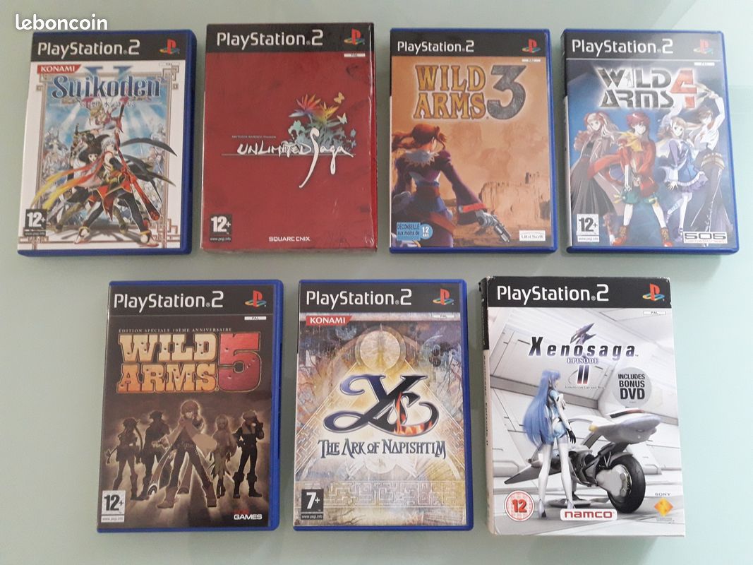Wild Arms 5 PS2 - Jeu PAL Complet - Très Bon état - RPG Culte