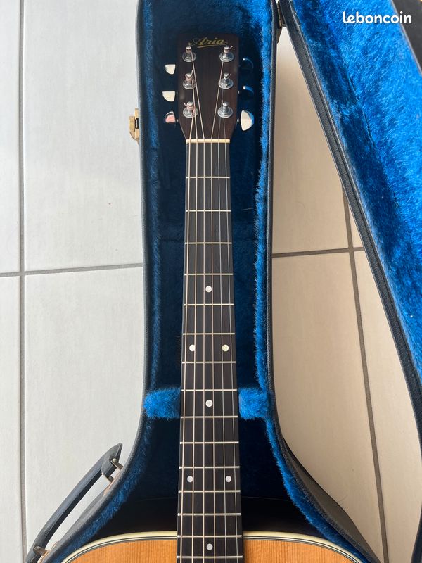 đž Guitare Aria W50 â Japan Vintage â Style Martin D-28 â TrĂšs bon Ă©tat đŻđ” (image 4)