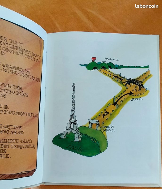 BD Publicitaire pour l'imprimerie Tessier dessinée par Calvi (image 2)