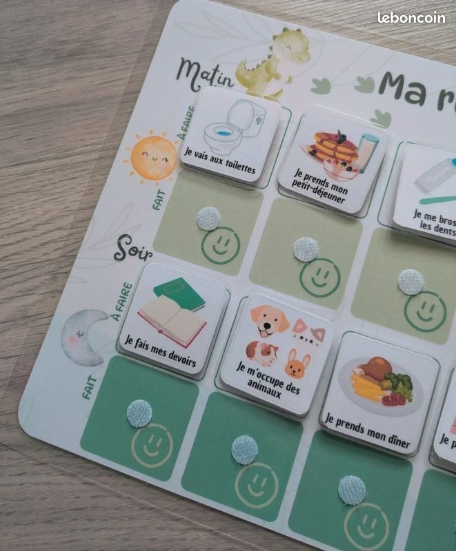 Tableau de récompenses pour enfants, Tableau de motivation avec gommettes, Tableau comportement pour petits, Routine coucher, PDF, Licorne - France