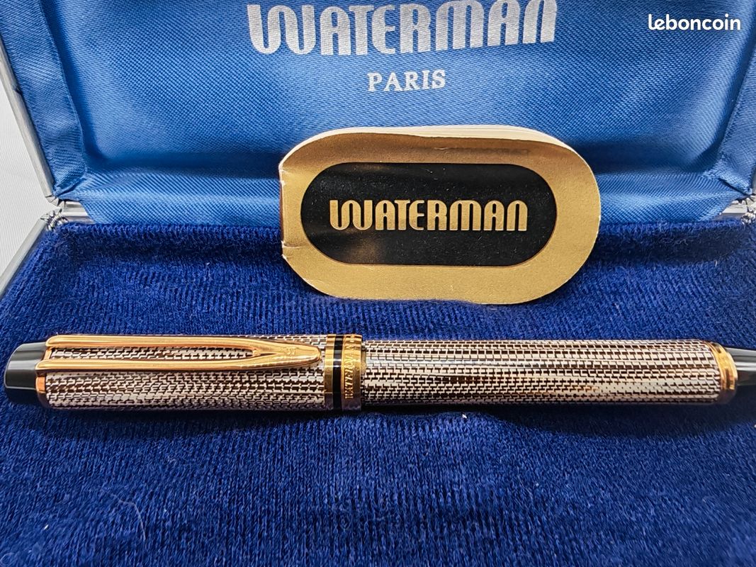 Stylo Bille Waterman Rhapsody Caviar Bleu - Collection MAN 200, Neuf De Stock