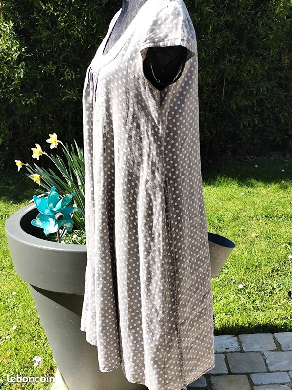 Robe kaki neuve Talia Benson taille unique (sm3