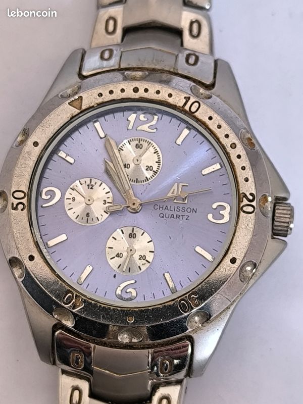 Silver Chalisson Montre Très Belle Montre Chalisson Pour Homme 120