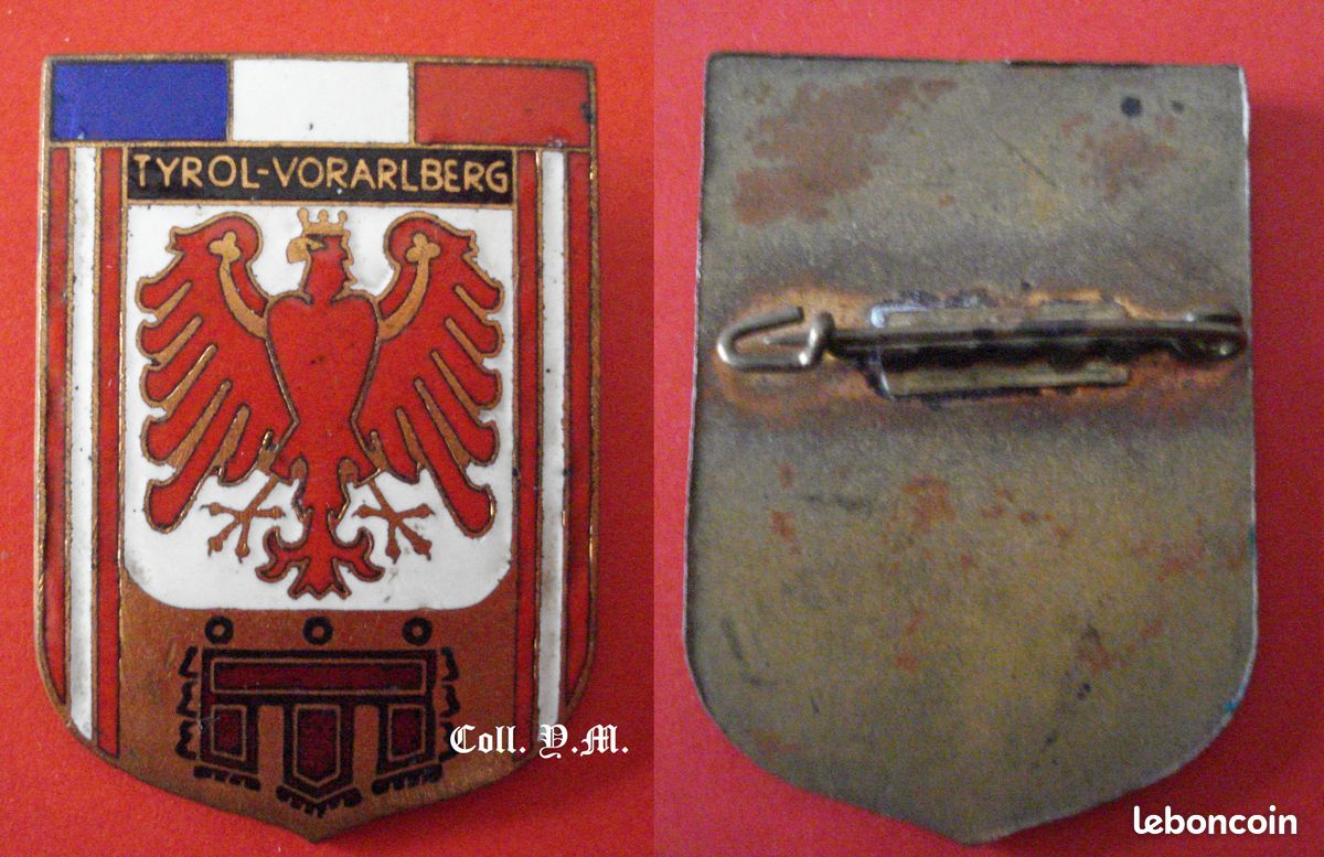 Insigne tissu patch ORIGINAL TYROL VORARLBERG GENDARMERIE ARMEE