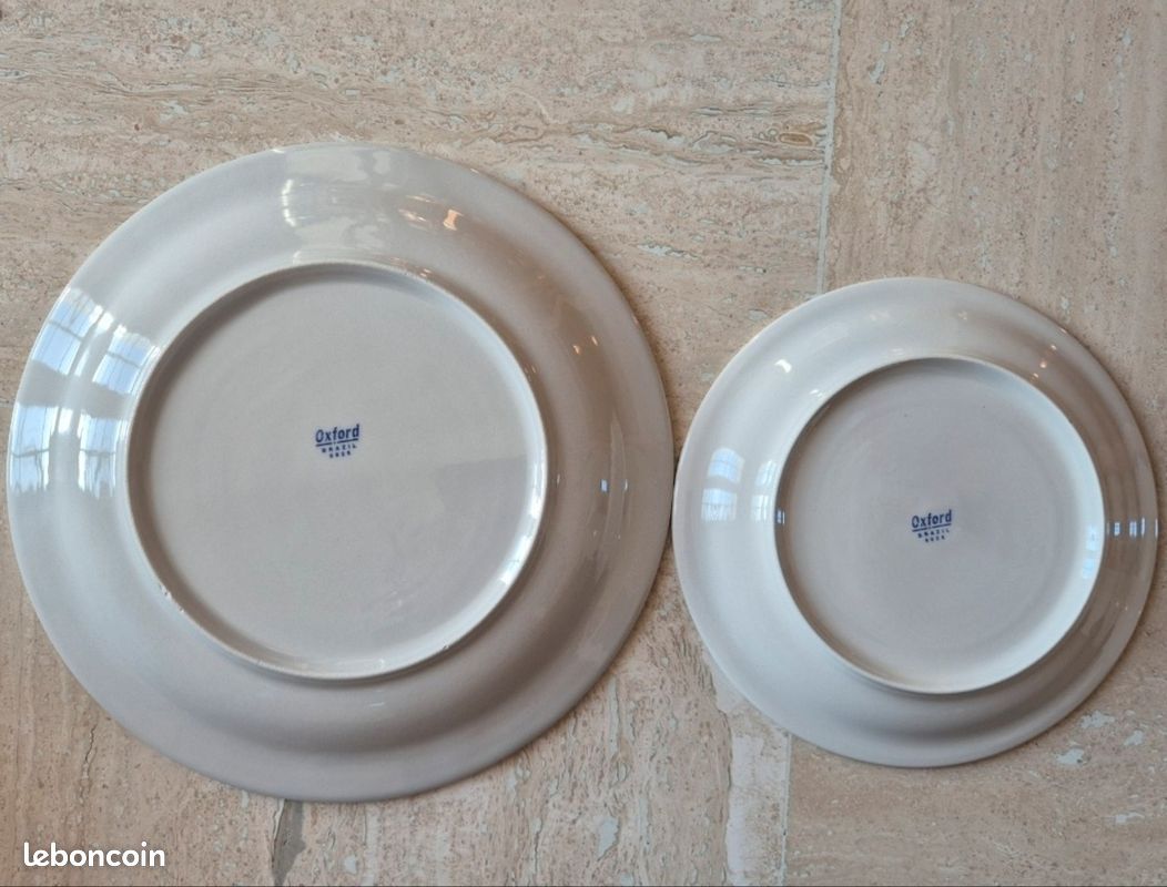 2 assiettes motife malle poste diligence calèche neuve (image 2)