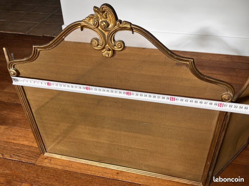 RARE CADRE LAITON Dore Et Verre Biseaute Napoleon 3 EUR 85,00 - FR