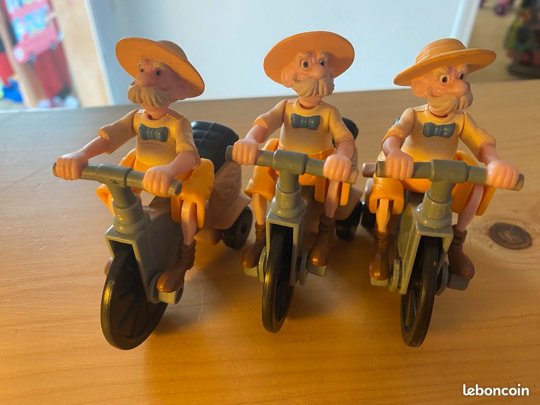 Figurines professeur sur vélo tarzan 1999 (image 1)