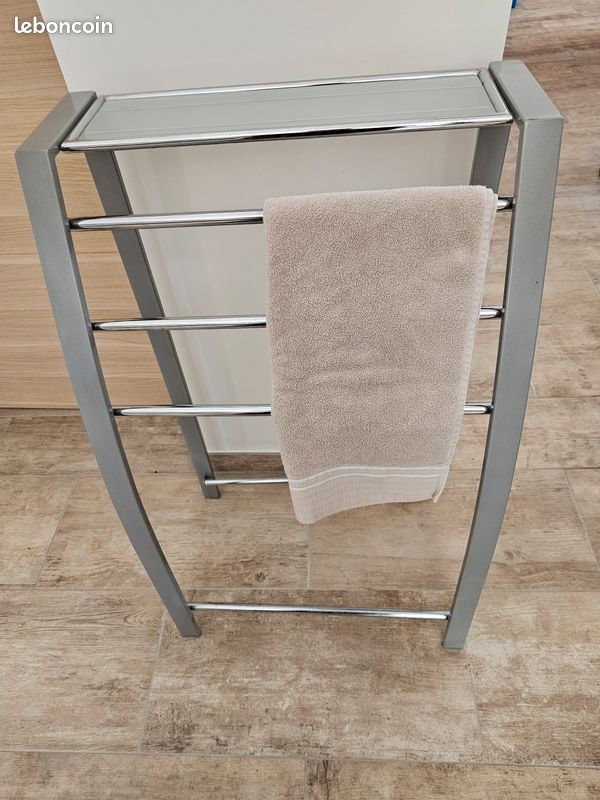 Porte serviette métal et inox (image 1)