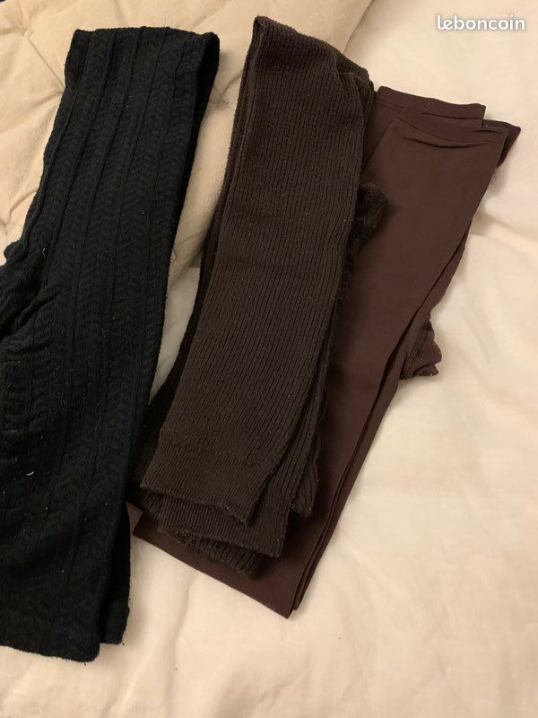 Collants sans pied opaques T S (image 1)
