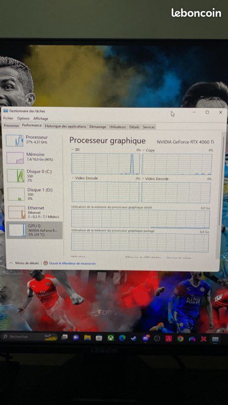 PC GAMER RTX 4060Ti + i7-7700K + Watercooling CORSAIR (image 3)