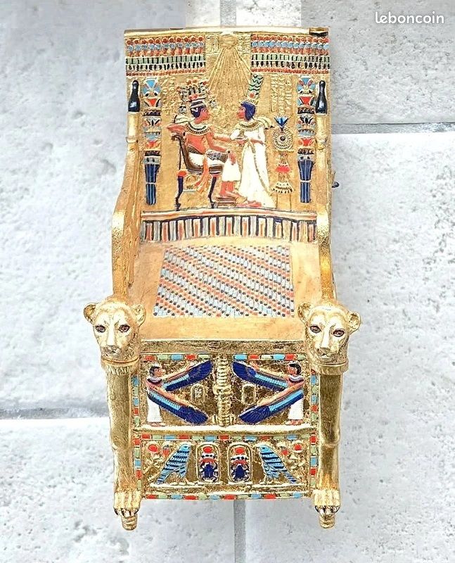 Veemoon Statue De Pharaon Toutankhamon Doré En Résine - Buste Égyptien Pour Décoration Maison Et Bureau