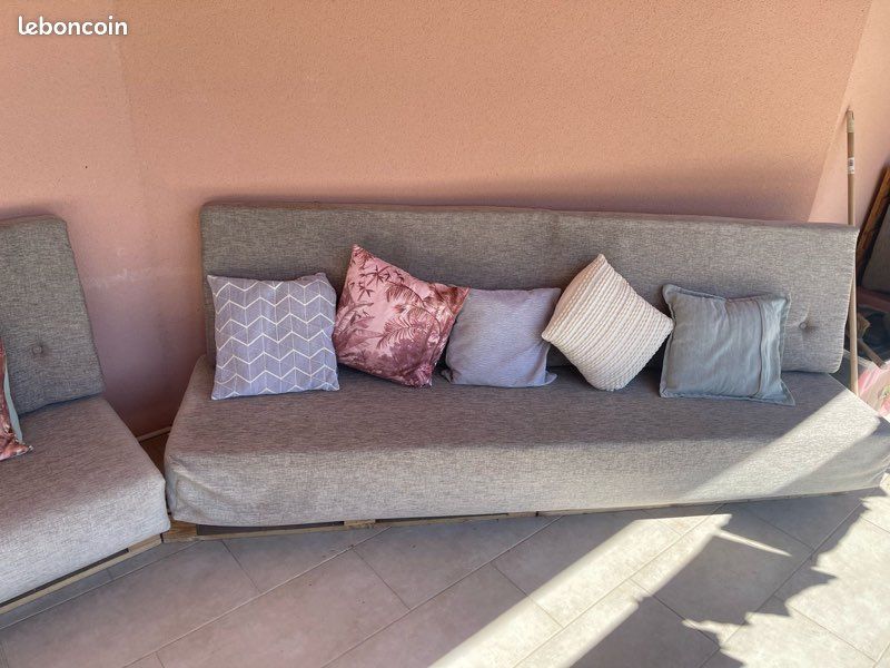 Fauteuil jardin palette (image 1)