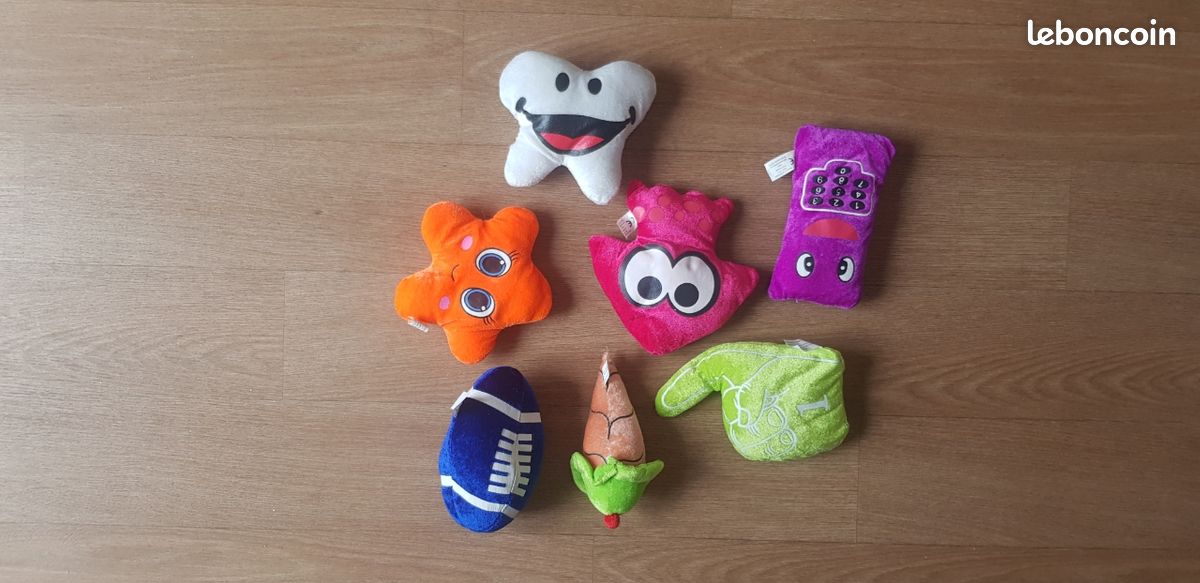 Lot de 7 peluche enfant (image 4)