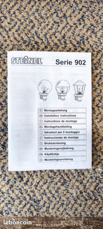 Lampe extérieure avec détecteur de mouvement Steinel L992 S Multi – Série 902 (image 6)