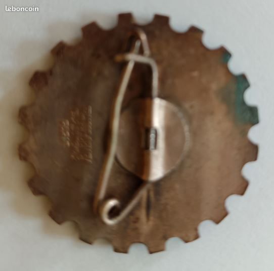 Broche Pin's Vintage ASPTT Vaucluse - Triangulaire - Métal - Fraisse Demey Paris