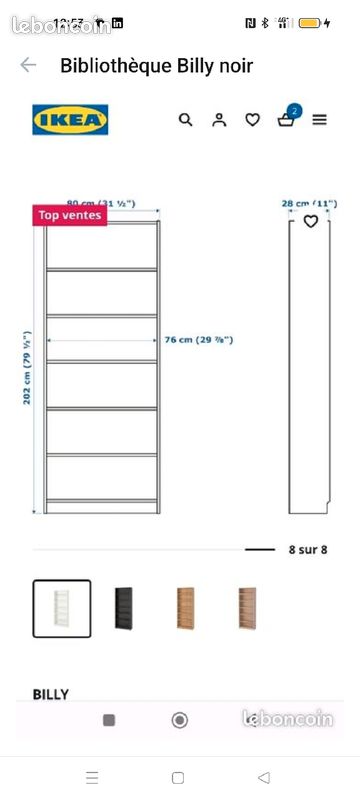 Bibliothèque Billy (image 2)
