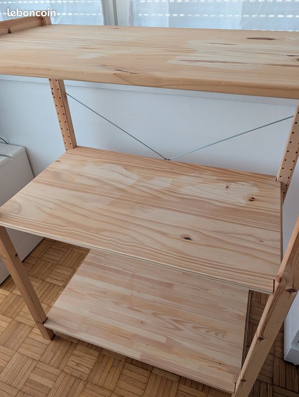 Étagère complète IKEA IVAR - Bois Massif (124 x 89 x 50 cm) (image 3)