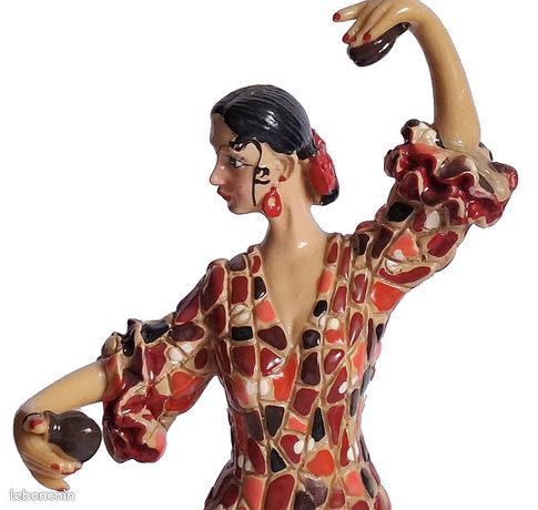 Danseuse Flamenco Mosaïque Barcino 20cm Danseuse Flamenco Mosaïque Barcino 20cm