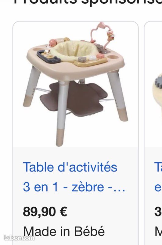 Table d activités (image 3)