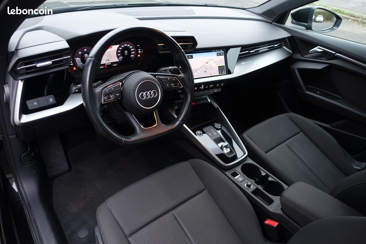 A3 Berline 35 Tdi S-Tronic 150ch Virtual Cockpit/Gps Europe/Carplay/Régulateur/1*Main/Garantie 12 Mois (image 9)