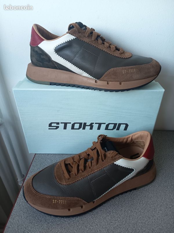 Basket stokton véritable cuir (image 1)