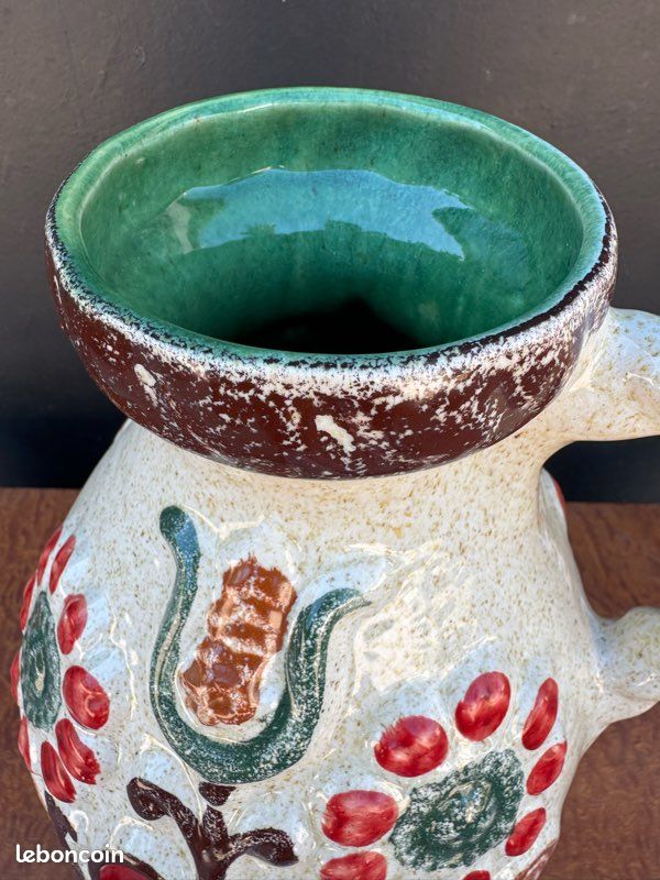Vase pichet céramique West Germany années 60 (image 2)