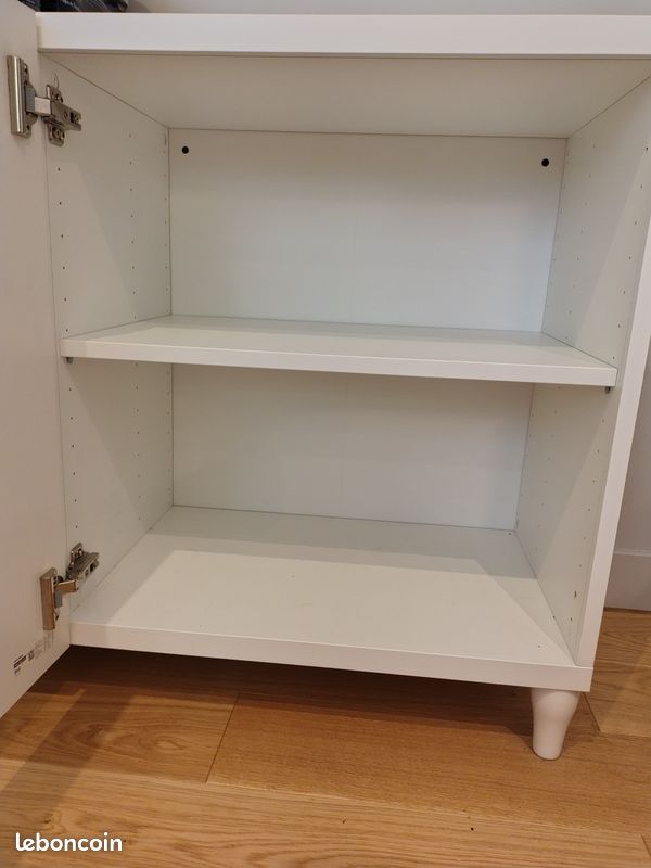 BESTÅ Blanc - Meuble Rangement avec Portes (image 7)