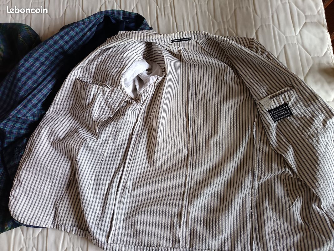 Lot de 3 vestes à carreaux, taille 48 (image 13)