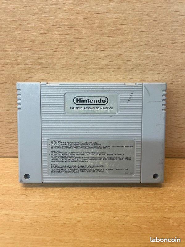 WWF Super WrestleMania Super Nintendo SNES jeu PAL (image 2)