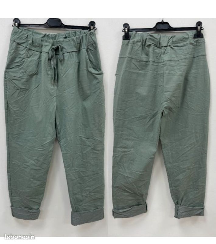 Pantalon decontracté femme taille unique (42-46) (image 2)