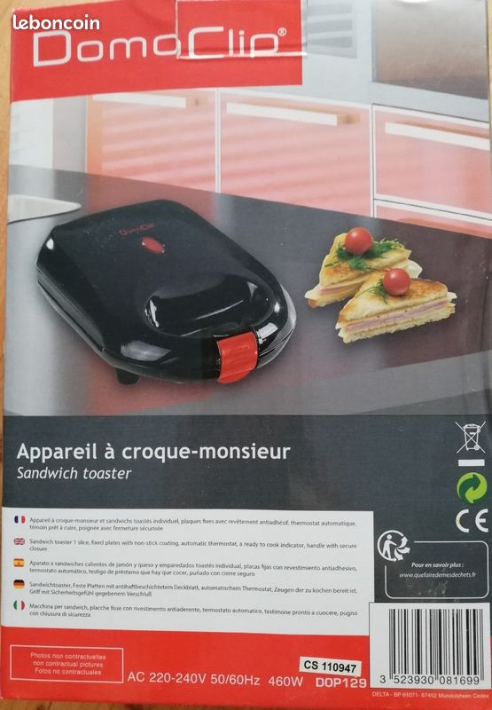 Appareil à croque monsieur (image 2)