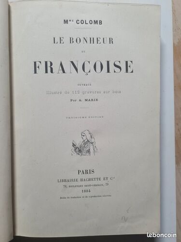 [Livre] Le bonheur de Françoise - Etat correct (image 1)