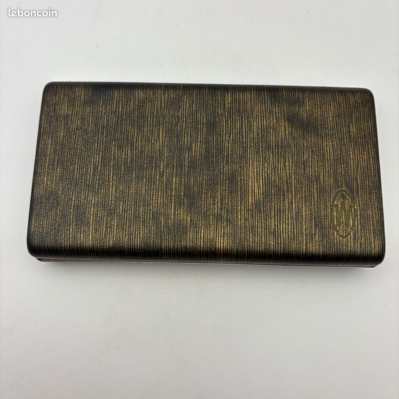 Coffret Vide Waterman - écrin Gris Pour Stylo - Ancien