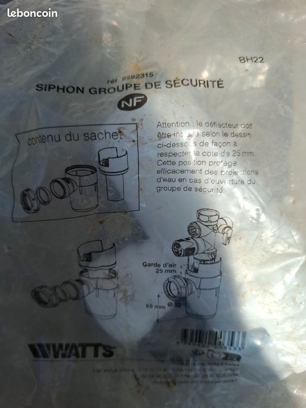 Siphon groupe de sécurité (image 1)