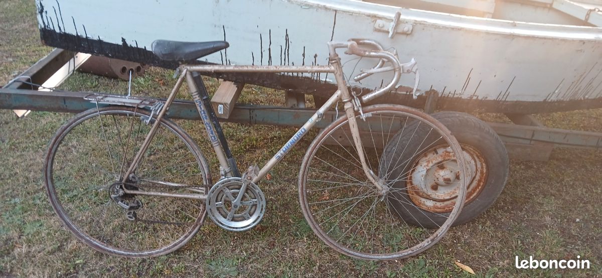 Cadre Vélo Starnord Vintage 1970 – France, Acier Vert, 58cm, Fourche Incluse